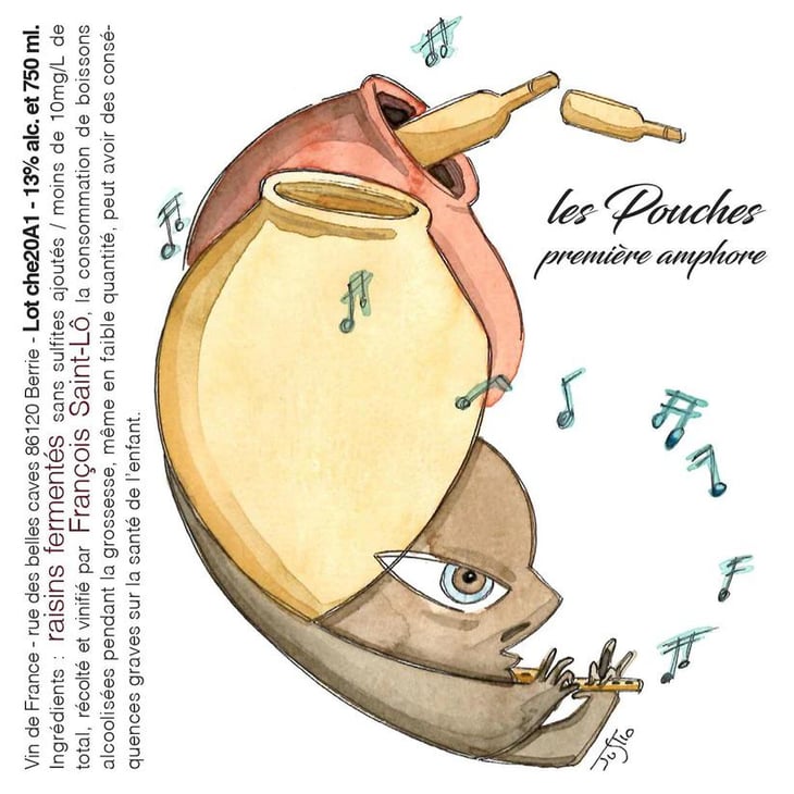 Les Pouches Première Amphore (2020 label) - François Saint-Lô - francois-saint-lo -2020