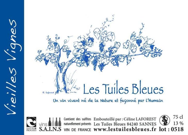 Les Tuiles Bleues Vieilles Vignes Rosé - Les Tuiles Bleues - celine-laforest -2017