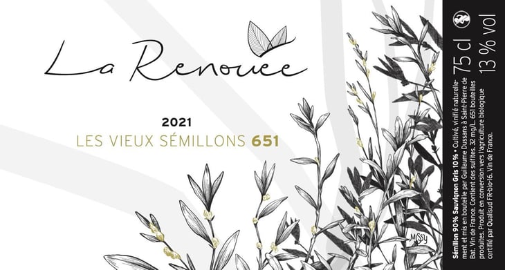 Les Vieux Sémillons - Domaine de la Renouée - guillaume-dussans -2019