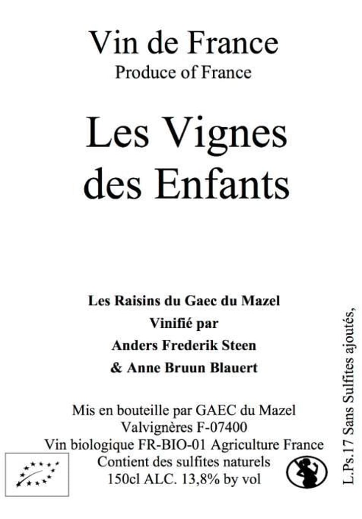 Les Vignes des Enfants - Anders Frederik Steen & Anne Bruun Blauert - anders-frederik-steen-anne-bruun-blauert 