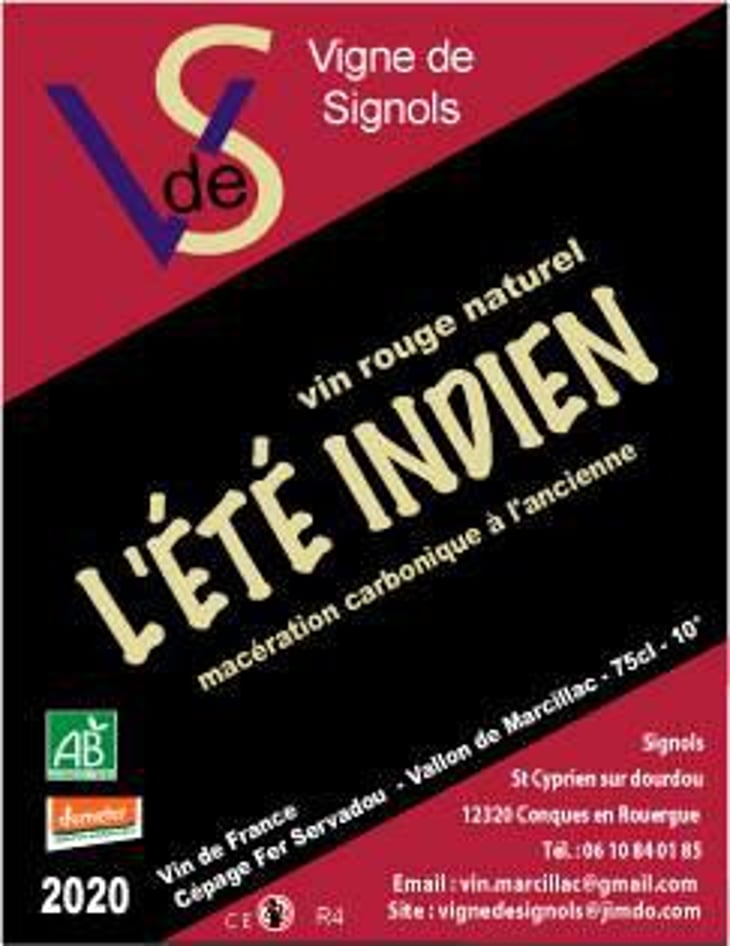 l'Eté Indien - Vigne De Signols - yvan-marie-ruffie 