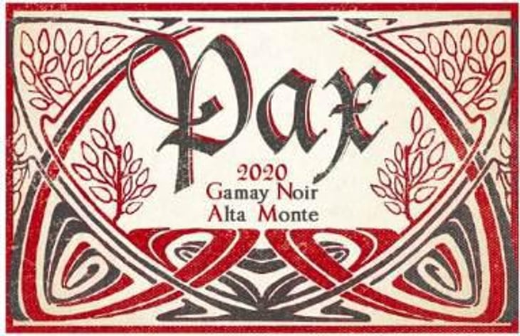 Gamay Noir "Alta Monte" - Pax Wines - pax-mahle 