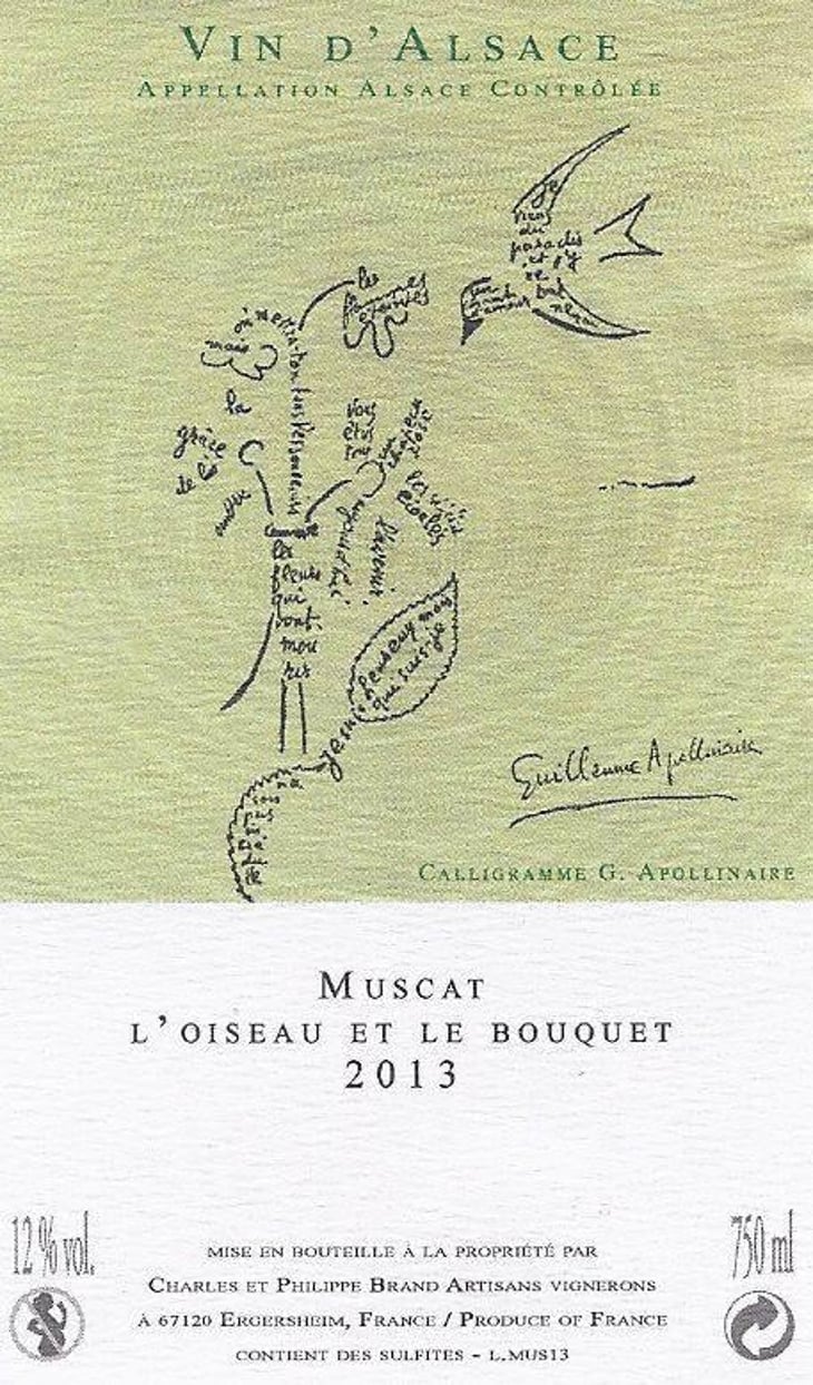 L'Oiseau et le Bouquet - Domaine Brand & Fils - philippe-brand 