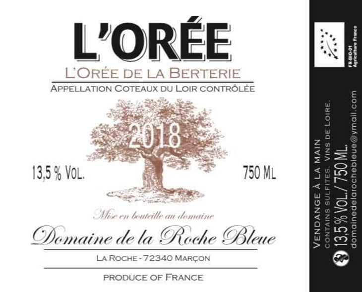 L'Orée de La Berterie - Domaine de la Roche Bleue - sebastien-cornille 