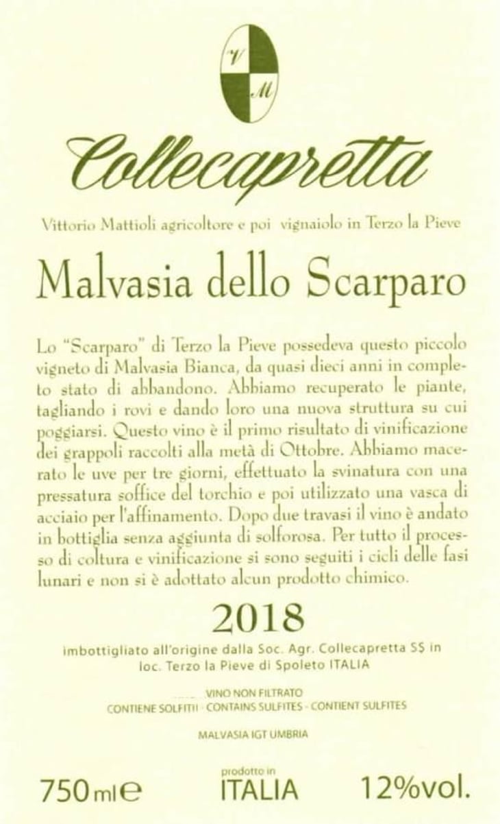 Malvasia Dello Scarparo - Collecapretta - anna-vittorio-mattioli 