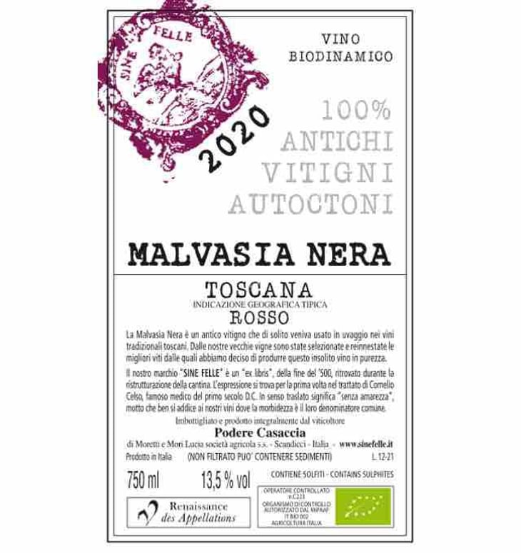 Malvasia Nera - Podere Casaccia Sine Felle - roberto-moretti 
