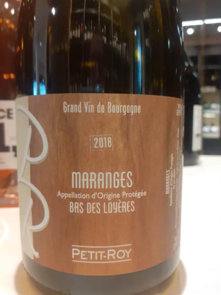 Maranges "Bas des Loyères" - Domaine Petit-Roy - seiichi-saito -2018