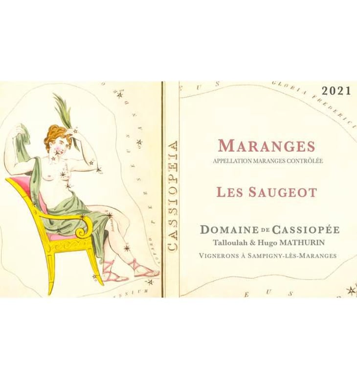 Maranges " Le Saugeot " - Domaine de Cassiopée - talloulah-et-hugo-mathurin 