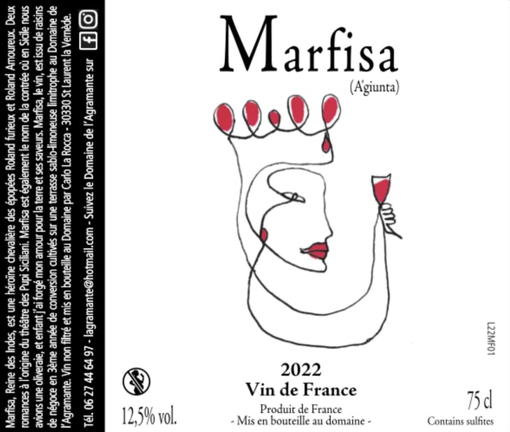 Marfisa - Domaine De L'Agramante - carlo-la-rocca 