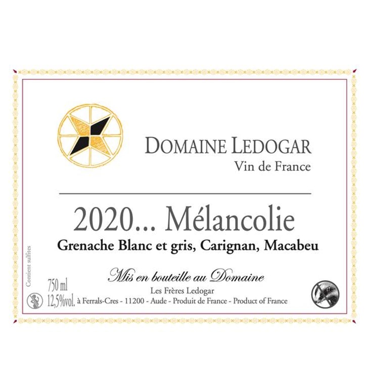 Mélancolie - Domaine Ledogar - xavier-mathieu-benoit-ledogar 