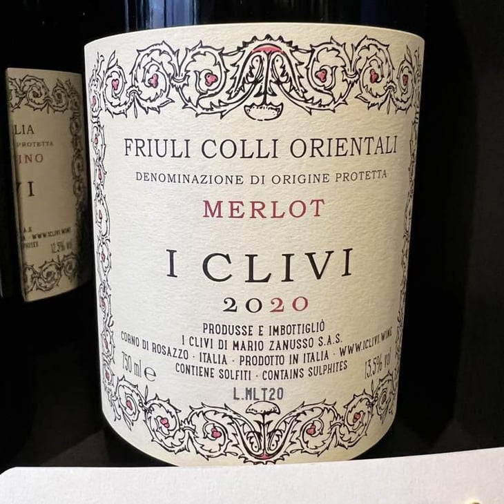 Merlot - I Clivi - ferdinando-e-mario-zanusso -2020