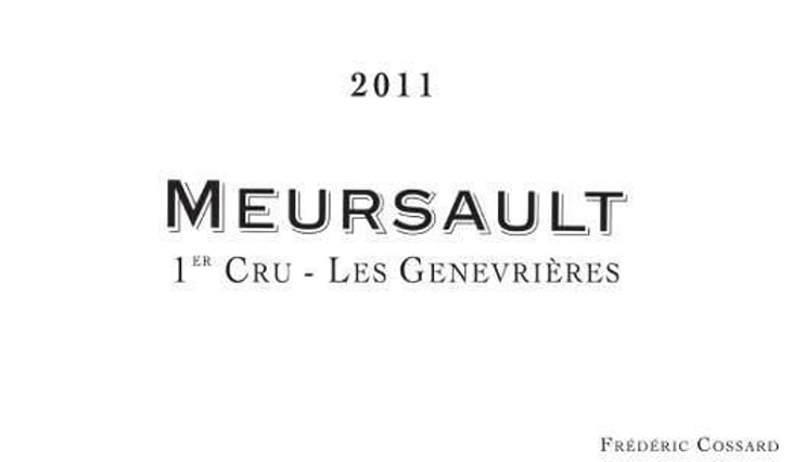 Meursault 1er Cru "Les Genevrières" - Domaine de Chassorney - frederic-cossard 