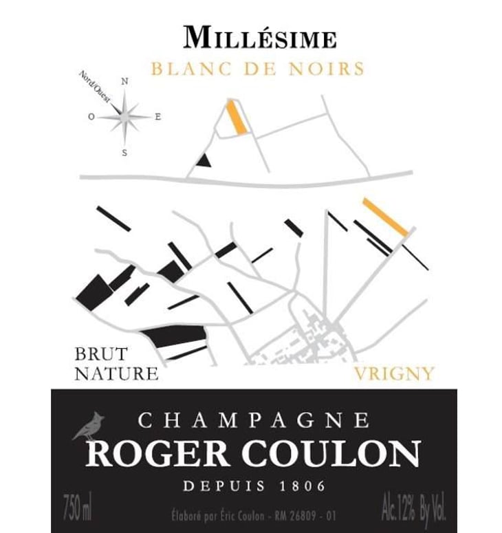 Millésime Blanc de Noirs - Champagne Roger Coulon - famille-coulon -2013