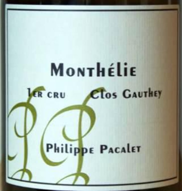 Monthélie 1er Cru "Clos Gauthey" - Philippe Pacalet - monica-et-philippe-pacalet 