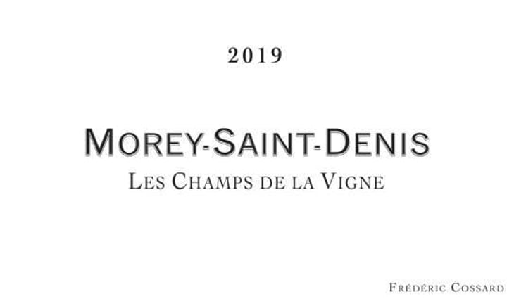 Morey-Saint-Denis "Les Champs De La Vigne" - Domaine de Chassorney - frederic-cossard 