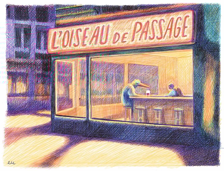 Morgon Corcelette 2023 - L'oiseau De Passage - julien-frappa -2023