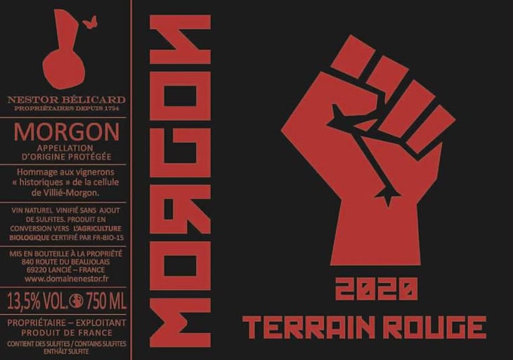 Morgon Terrain Rouge - Nestor Belicard - nestor-belicard 