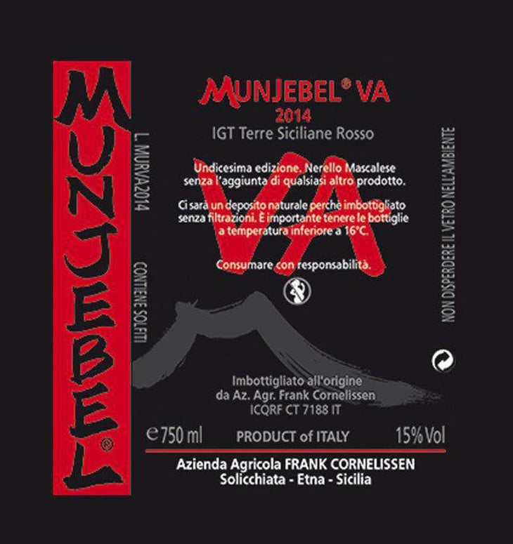 MunJebel Rosso VA (Cuvée Vigne Alte) - Azienda Agricola Frank Cornelissen - frank-cornelissen 