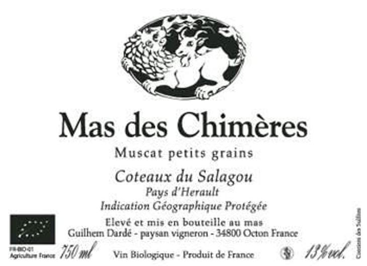 Muscat à Petits Grains - Mas des Chimères - guilhem-palma-maguelonne-darde 