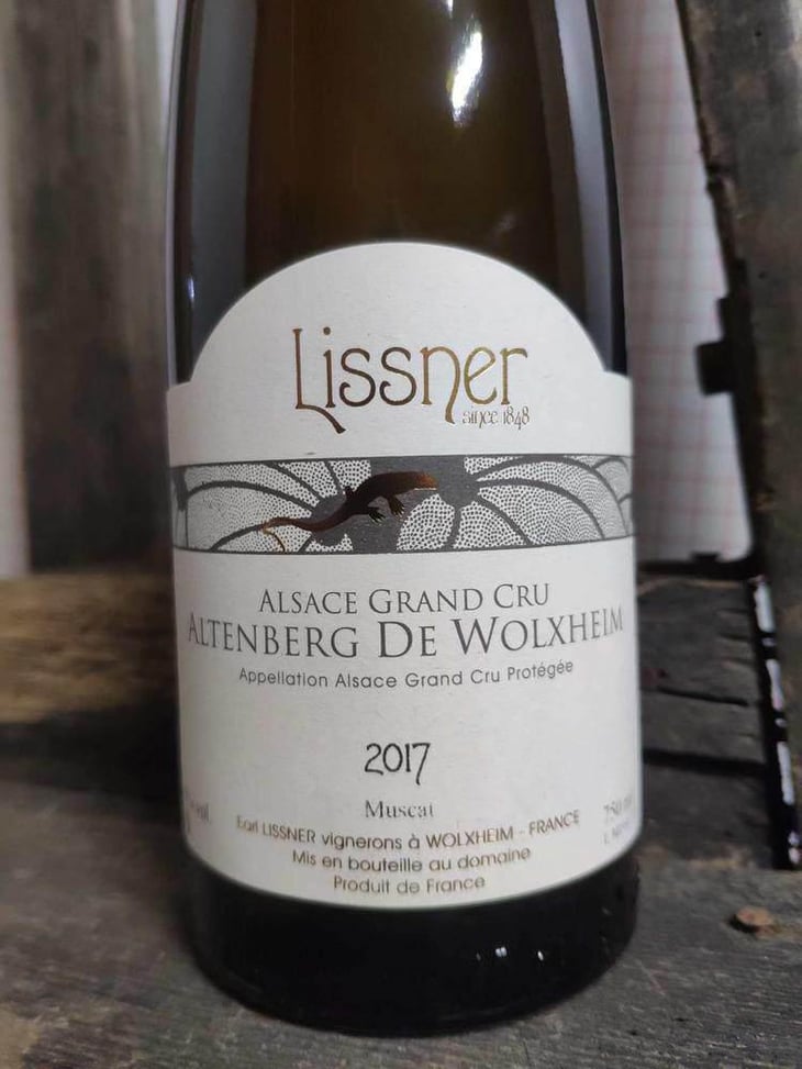 Muscat Grand Cru Altenberg de Wolxheim - Lissner - bruno-et-theo-schloegel 
