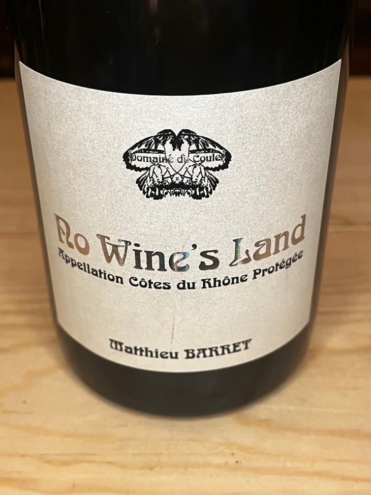 No Wine's Land - Domaine du Coulet - matthieu-barret -2022
