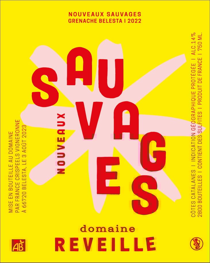 Nouveaux Sauvages - Grenache - Vignoble Réveille - france-crispeels -2022