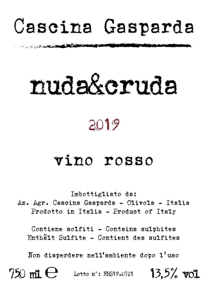 Nuda e Cruda - Cascina Gasparda - roberto-mauro-salvaneschi 