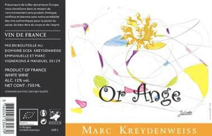 Or Ange - Marc Kreydenweiss (Manduel) - jean-kreydenweiss 