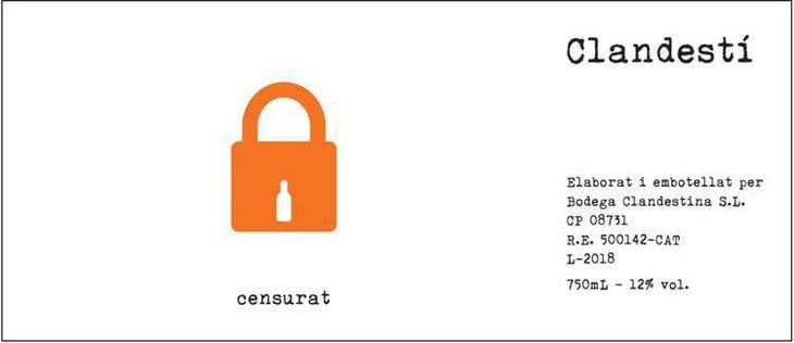 Orange Censurat - Bodega Clandestina - ferran-lacruz 