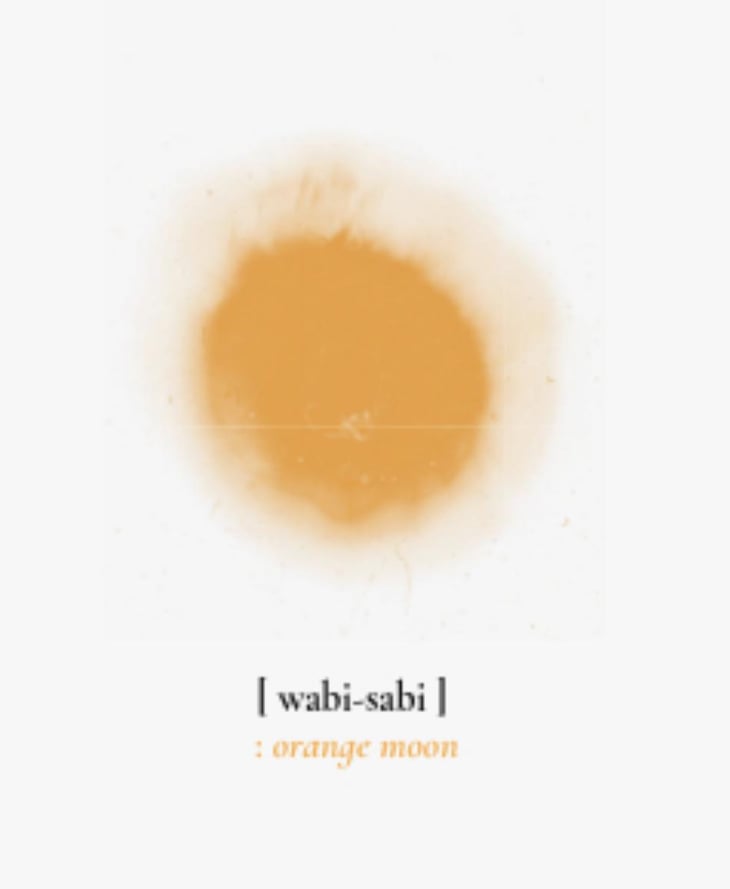 Orange Moon - Wabi Sabi - franz-hofstatter 