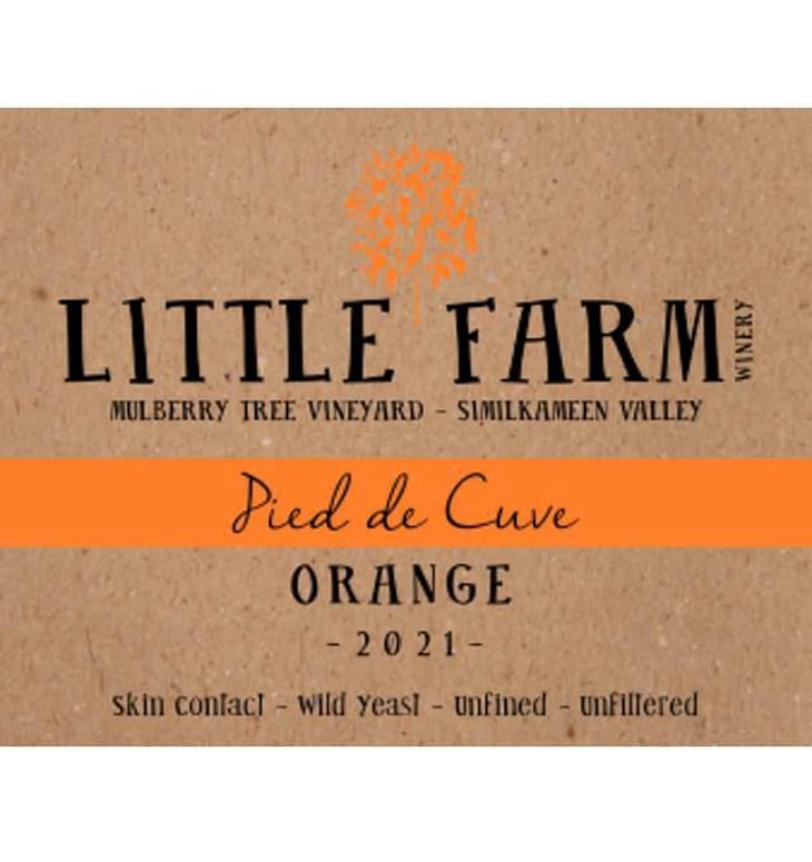 Orange Pied de Cuve - Little Farm Winery - rhys-pender-alishan-driediger 