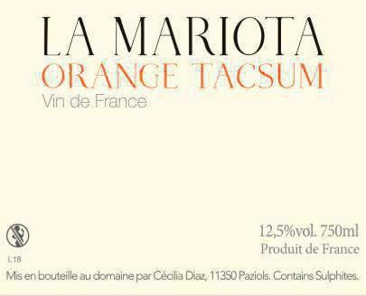 Orange Tacsum - La Mariota - cecilia-diaz-guillermo-campos-baeza 