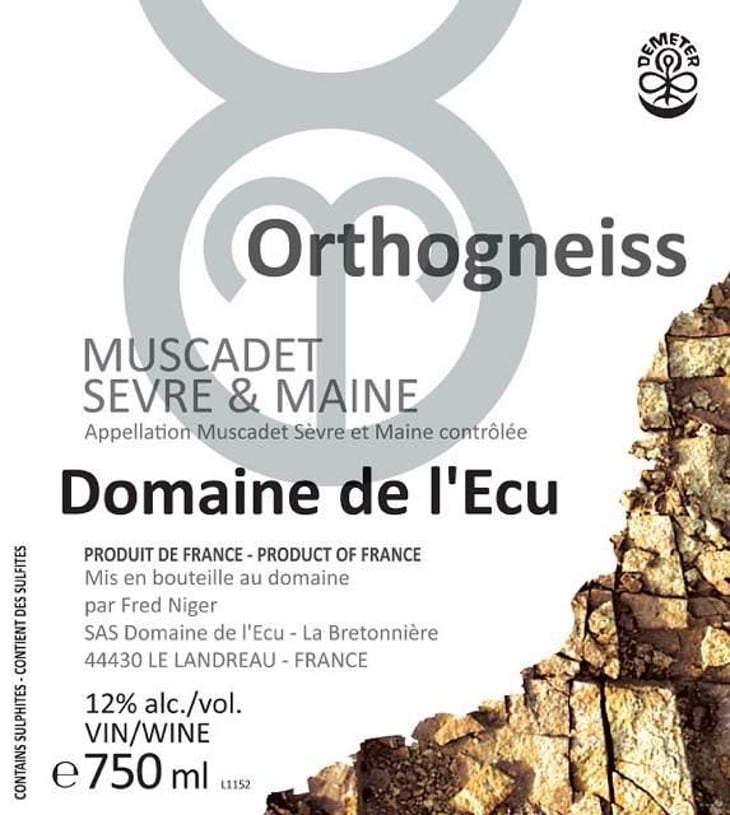 Orthogneiss - Domaine de L'Ecu - claire-fred-niger 