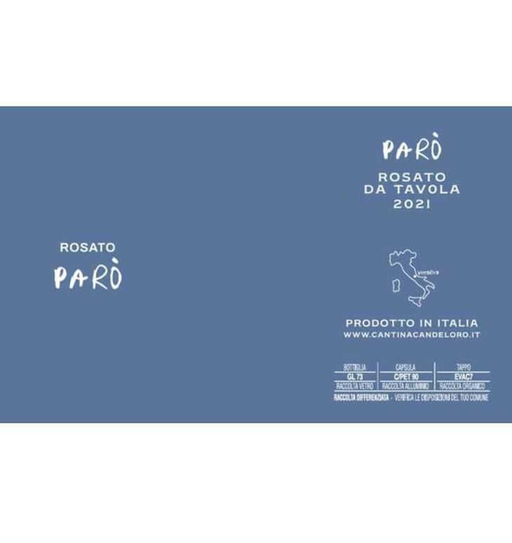 Parò Rosato - Azienda Agricola Candeloro - simone-romano 