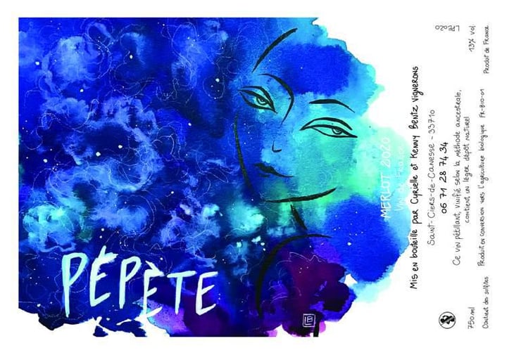 Pépète (pétillant naturel) - Domaine de Fréa - cyrielle-houillon-kenny-bentz 