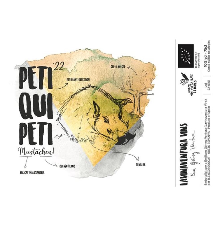 Peti Qui Peti Mustachen! - Lavinaventura Vins - emi-gomez-ventura -2022