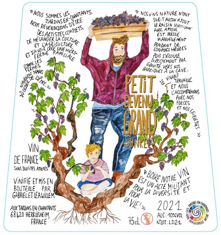 Petit Devenu Grand - Dunkel - Les Jardins En-Chantants - lea-pallages-gabriel-willem 