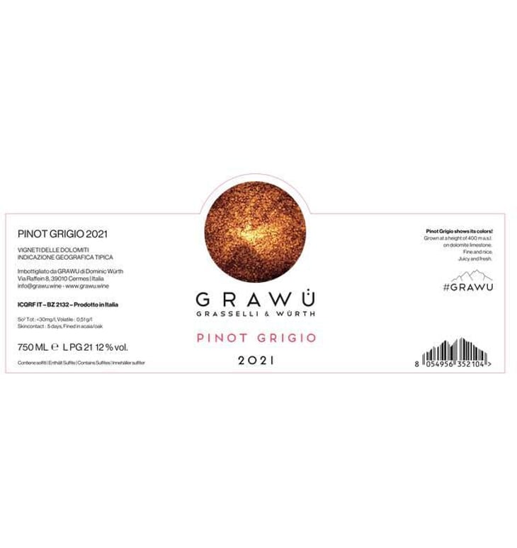 Pinot Grigio - Grawü - leila-grasselli-dominic-wurth 