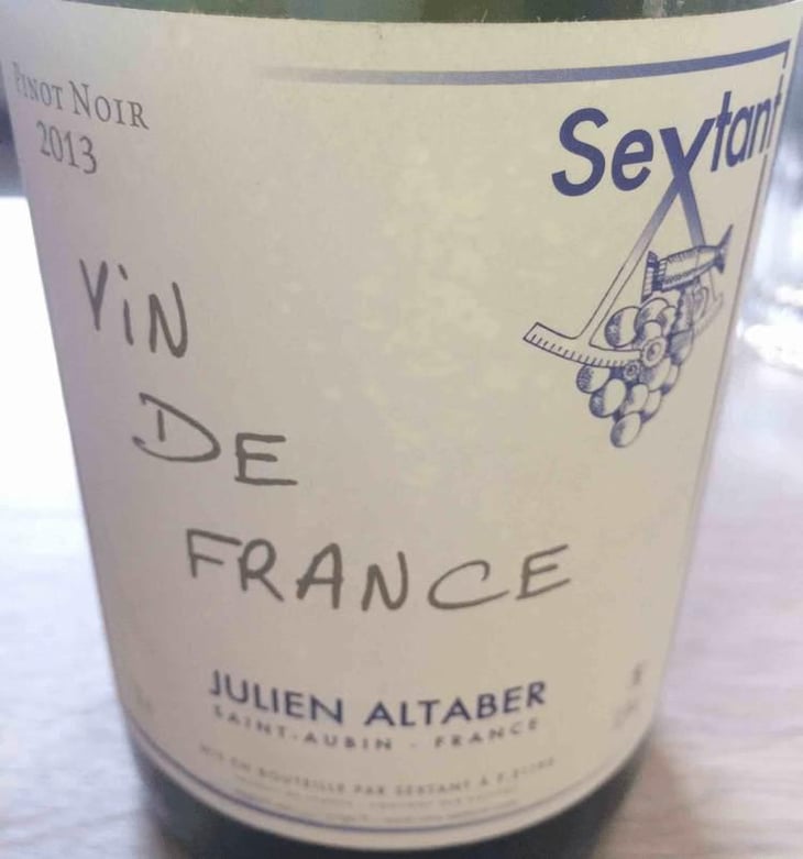 Pinot Noir 2013 - Sextant - julien-altaber-carole-schwab 