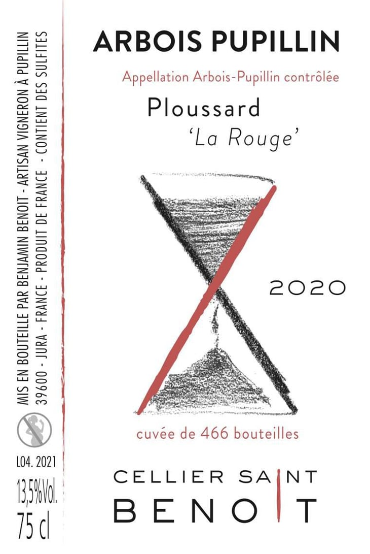 Ploussard "La Rouge" - Cellier Saint Benoit - benjamin-benoit 