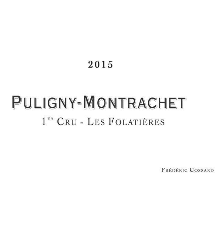 Puligny-Montrachet 1er Cru "Les Folatières" - Domaine de Chassorney - frederic-cossard 