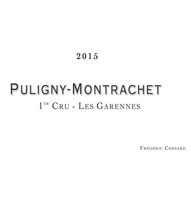 Puligny-Montrachet 1er Cru "Les Garennes" - Domaine de Chassorney - frederic-cossard 