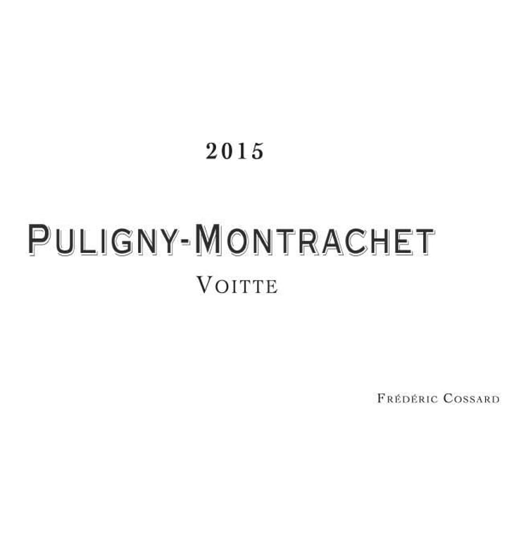 Puligny-Montrachet "Voitte" - Domaine de Chassorney - frederic-cossard 