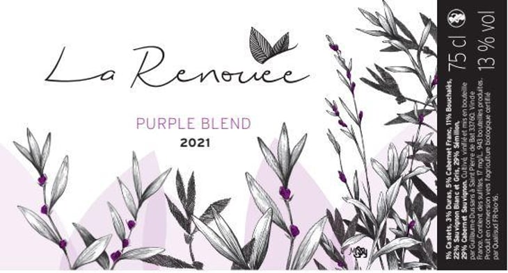 Purple blend - Domaine de la Renouée - guillaume-dussans 