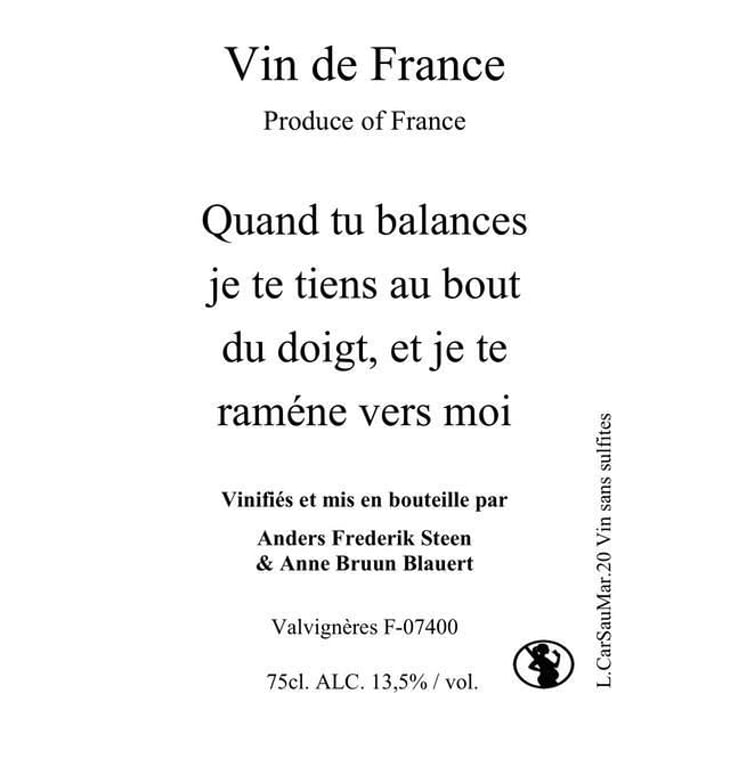Quand tu balances je te tiens au bout du doigt, et je te ramène vers moi - Anders Frederik Steen & Anne Bruun Blauert - anders-frederik-steen-anne-bruun-blauert -2021