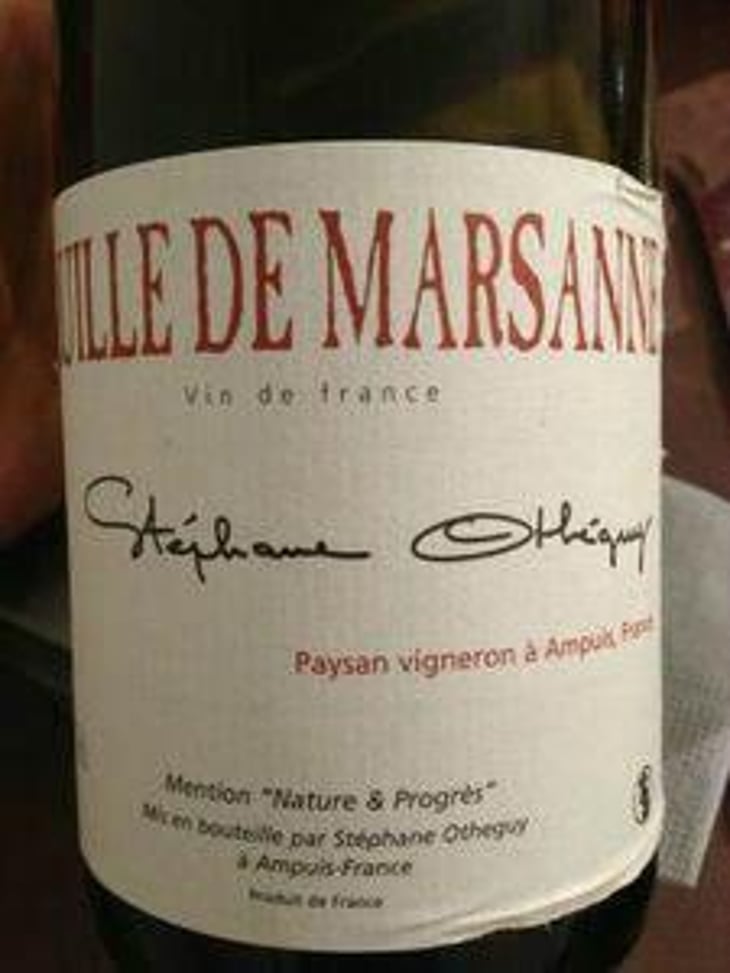 Quille de Marsanne - Domaine Otheguy - stephane-otheguy 