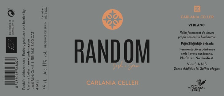 Random Orange - Carlania Celler - jordi-miro-and-sonia-goma-camps -2023