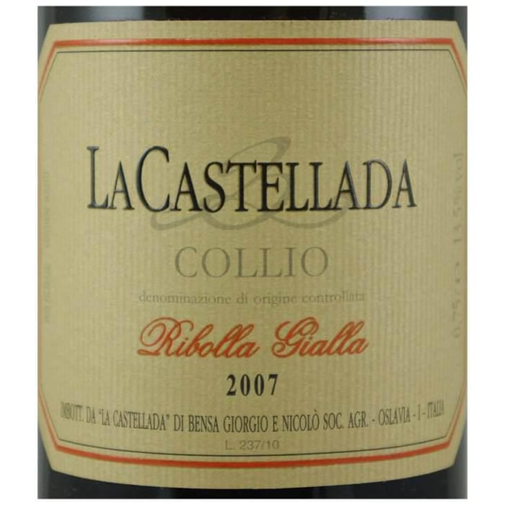 Ribolla Gialla - La Castellada - giorgio-bensa 