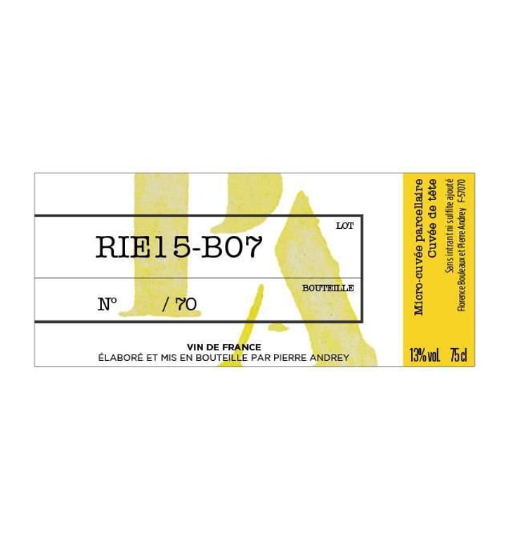 RIE15-B07 - Domaine Pierre Andrey - NO VISIT - pierre-andrey-florence-bouleaux-no-visit 