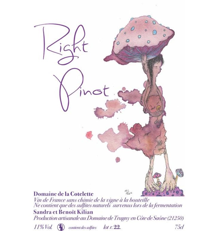 Right Pinot - Domaine de la Côtelette - sandra-et-benoit-kilian 